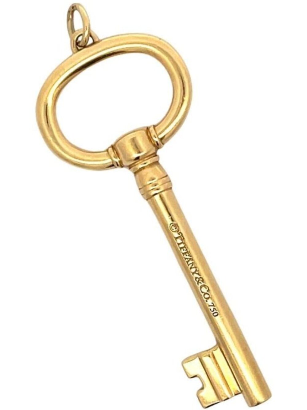 Tiffany & Co. Gold Key Pendant